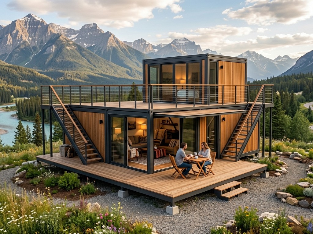 Eco Friendly Prefab House with - Sustainable Living House review and price